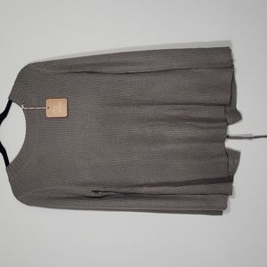 New NWT Love boutique brand oversized gray sweater